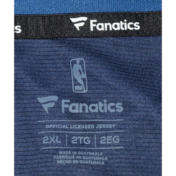 Fanatics Womens Blue Minnesota Timberwolves Towns #32 Jersey Shirt Top Size 2XL - Picture 9 of 11